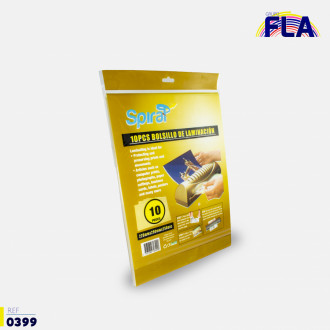 Bolsillo Laminacion Carta Plus X 10 Unds