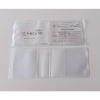 Escarapela Carnet Vacuna Satinada