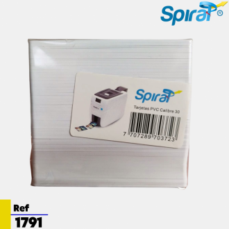 Tarjeta Pvc Calibre 30 Spiral Sublimacion