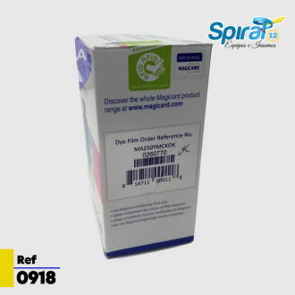 Cinta Magicard Ma250ymckok Color Negra En Reveso Cinta Magicard Ma250ymckok Color Negra En Reveso